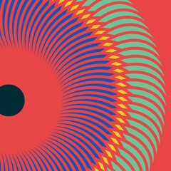abstract radial art. mandala art.abstract, vibrant illustration optical illusion pattern,abstract circle background