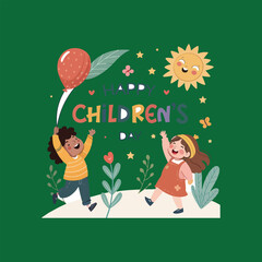 children playing with a ball