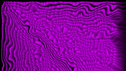 Abstract purple wavy layered pattern with curved lines and depth, Modern 3d textured background design - Powered by Adobe