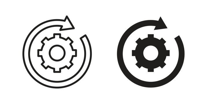 Operation icon on white background. Stock vector icon