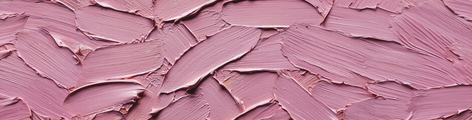 4K Ultrawide Soft acrylic smear texture, cosmetic style background - Abstract artwork with textured brushstrokes creating an artful aesthetic