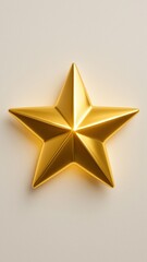 Obraz premium Golden star minimalist mobile wallpaper