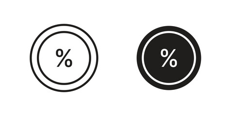 Ratio icon on white background. Stock vector icon