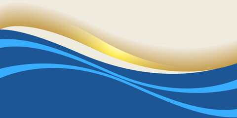 Abstract elegant blue luxury background with gold line. Modern futuristic background . Can be design for landing page, book covers, brochures, flyers, magazines, any brandings, banners, headers, prese