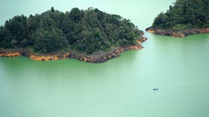 Guatape Town from La Piedra, Medellin, Colombia