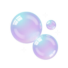 Iridescent orbs floating in space offer a sense of dreamlike buoyancy and ethereal beauty