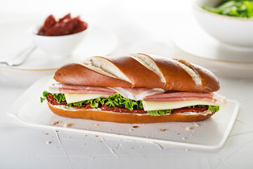 Sandwich with prosciutto