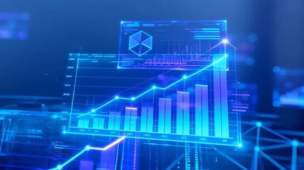 Digital financial data visualization - Powered by Adobe