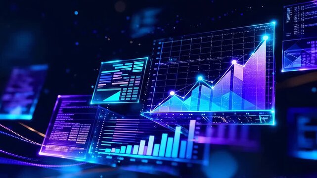 Digital data visualization with graphs