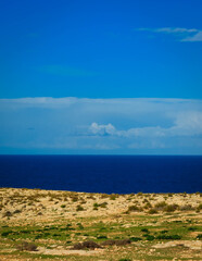 Mediterranean sea from coast of Malta.