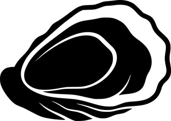 oyster black silhouette logo