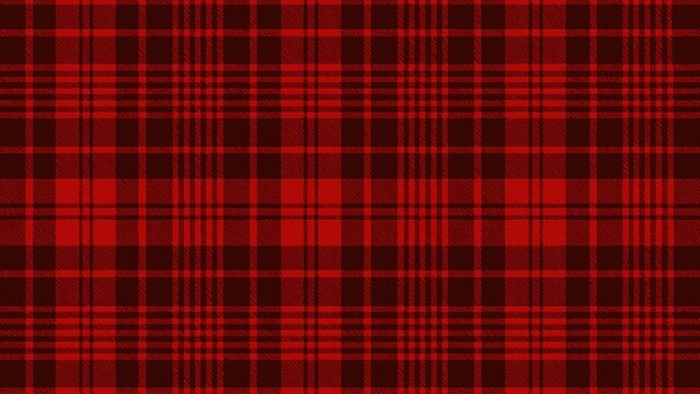 Classic red tartan pattern wallpaper