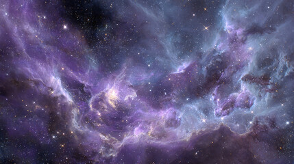 A stunning visual of galaxy with bright nebulae and scattered stars