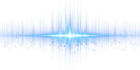 Energy Beam: A vibrant display of a concentrated blue light beam with radiating energy, depicting a futuristic and dynamic visual.