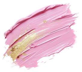 PNG Light pink abstract cosmetics paint petal.