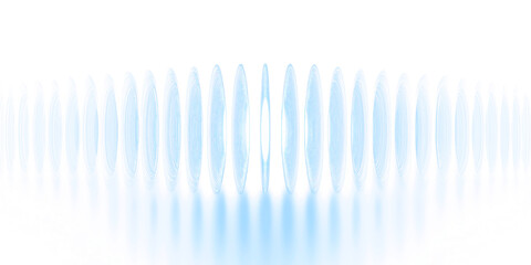 Waveform: Abstract, stylized waveform or sound wave, minimalist concept of data visualization, the pattern evokes movement and rhythm. 