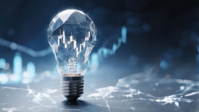 Crystal lightbulb, financial data