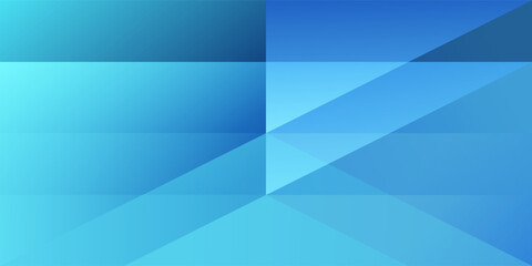 Abstract Blue Background Featuring Triangles and Rectangles in a Layered Design, Ideal for a Modern Art Website Banner