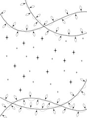 christmas light vector for background,banner,poster,gift card