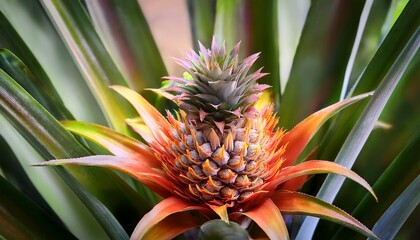 Fototapeta premium Pineapple Flower Plant