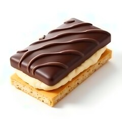 &ldquo;Premium Chocolate-Coated Biscuit Close-Up&rdquo;