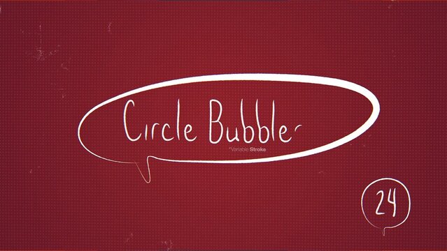 Circle Bubbles Scribble Elements 25 Doodle Animations