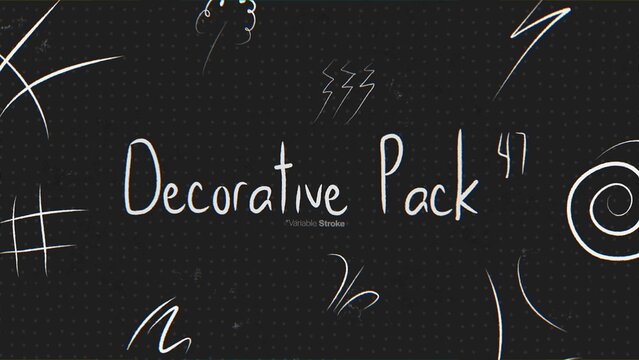 Decorative Scribble Elements 47 Doodle Animations
