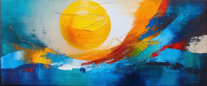 Abstract colorful grunge and watercolor background with earth and globe elements