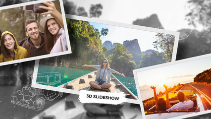 3D Photo Memories Slideshow