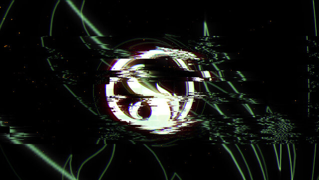 Dynamic Glitch Logo Reveal