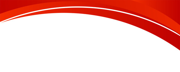 Vector red line background curve element with white space for text and message design, overlapping layers, vector