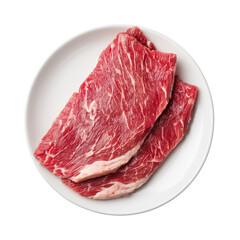 Fototapeta premium Vacio flank steak on serving plate