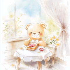 Tea Time Teddy Bear