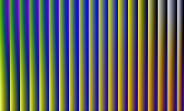 Gradient color bars background with vibrant hues transitioning smoothly across the spectrum creating a visually appealing and modern design element for various applications