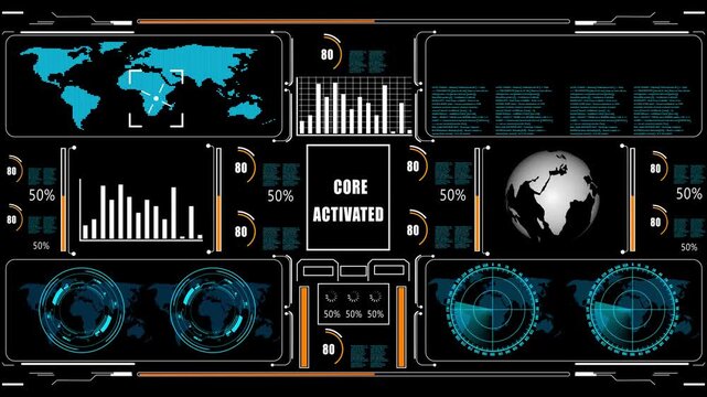 core activated &ndash; Cyber Control HUD Interface