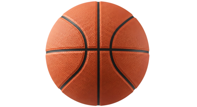 Basketball isolated on transparent background