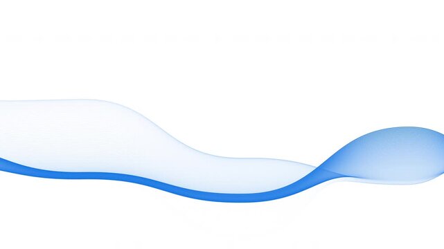 Abstract Water Blue Wave Line for Medical or Corporate Presentation Background