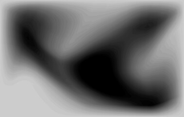 Abstract background features layered grayscale gradients forming smooth flowing contour shapes. The...
