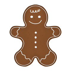 gingerbread man isolated