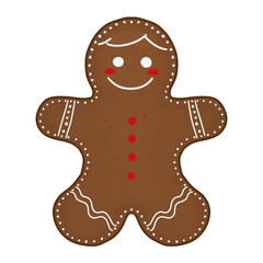 gingerbread man isolated