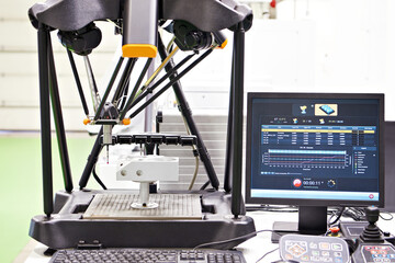Control coordinate measuring industrial unit