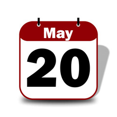 20 May Date Calendar