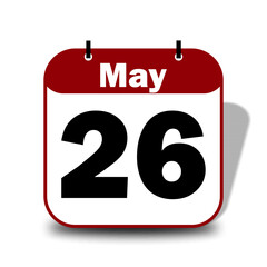 26 May Date Calendar