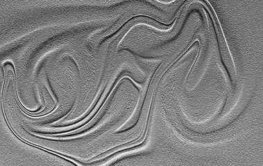 Hard compressed sand texture with cement like relief and swirling erosion patterns. Suitable for construction themed compositions, concrete simulation, wall textures, industrial graphic design,