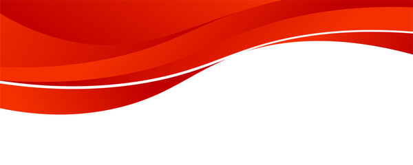 Vector red line background curve element with white space for text and message design, overlapping layers, vector
