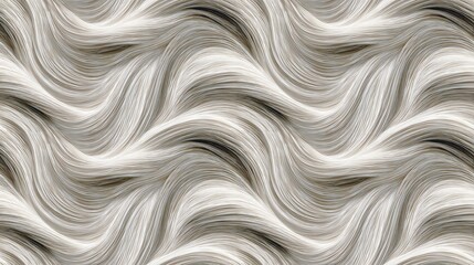 Gray wavy seamless pattern graphic design. Wavy texture background. Waves monochrome drawing.