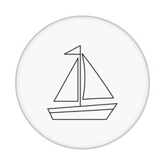 sailing ship icon