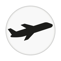 airplane icon vector illustration