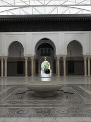 Paris, November 2025 : Visit of the magnificent city of Paris, Capital of France - Visit to the Grand Mosque of Paris, built to commemorate Muslims who died for France