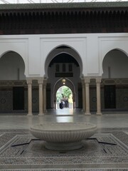 Paris, November 2025 : Visit of the magnificent city of Paris, Capital of France - Visit to the Grand Mosque of Paris, built to commemorate Muslims who died for France